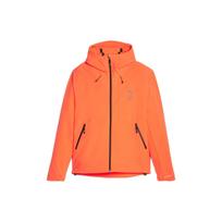Puma Seasons Softshell Running Jacket With Logo Print Hooded Zipper Woven Jacket Men Jacket Orange 524108-60 S red