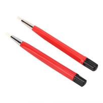 2pcs Fiber Rust Removal Brush Pen Watch Parts Polishing Cleaning Tool red