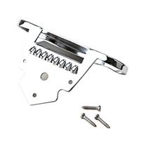 3.1x1.8inch Metal Mandolin Tailpiece Replacement Kit for 8 Strings Mandolins with Four Preinstalled Mounting Screw Holes 1