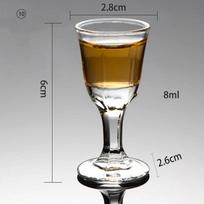 2/6/PCS Crystal Cup Shot Glass Cup Creative Spirits Wine Glass Cup Glasses Party Drinking CharmingThick BottomCup Wine Glass 2pcs