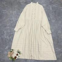 Japoniškos pavasarinės klostuotos miško suknelės, laisvalaikio retro stiliaus raukiniai, medvilninė, laisva, paprasta moteriška suknelė One Size smėlis