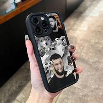 K-Khabib N-Nurmagomedov Phone Case For iPhone 17,16,15,14,13,12,11,Pro,Max,Plus,X,XS,SE4,E,Mini Black Thickened border Case iPhone 11 ProMax gray