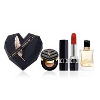 DIOR Perfume Velvet 999 Formal + Eau de Libre 7.5ml + Leather Air Cushion 20 5g mėlyna
