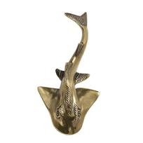 Metal Fish Decors Figurines Animal Statue Fish Decorative Objects for Living Room,Bookshelf,Side Table Decorations 1
