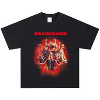 Rammstein T-Shirt, Soft Fabric Casual Daily Wear S brown