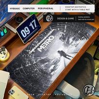 Game MMetro Exodus Mouse Pad Nonslip Rubber Gamer Balance Computer Mat Decoracion  Large Deskmat Laptop Office Large HYBXAXC 800x400x2mm