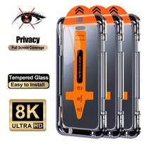 Anti-Spy Privacy Screen Protector For iPhone Air 15 11 17 Pro Max 16e 14 Plus 12 13 Mini XR XS Dust Free Tempered Glass Film 2 Pieces