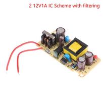 Ac-Dc 12V 1A Switching Power Supply Module Bare Circuit Ac 100-240V To 12V Board Regulator For Repair