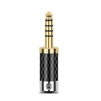Earphone Plug 4.4mm 5 Pole Male Carbon Fiber Audio Jack 5 Poles Stereo Jack Balanced Adapter auksas