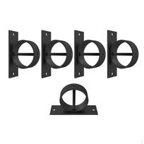 5 Pieces Rope Holder with Cross Screw Powder Coated Stainless Steel Rustproof Hardware