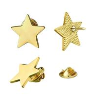 Alloy Star Brooch Pin for Kids - Personalized Badge Backpack Accessory One Size
