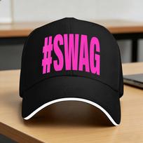 Hashtag Swag Casual Baseball Cap  Outdoor Gym Trucker Hat Summer Sun-Proof Female Male Design Baseball Caps One Size