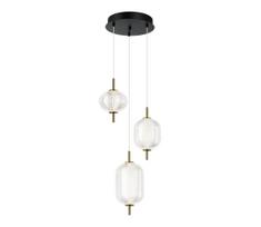 LED pakabinamas šviestuvas ant laido PELLUCID LED/20W/230V bronzinis/juodas
