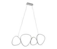 LED liustra ant laido HELIX LED/50W/230V sidabrinė