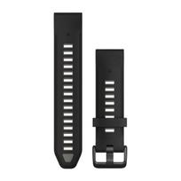 Garmin QuickFit 20 Watch Band Black / Pebble Gray Silicone 010-13391-00