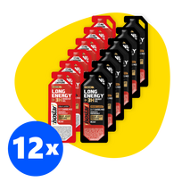 Isostar Long Energy Gels (Orange / Cola + Caffeine) x12