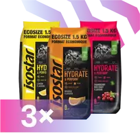 Isostar Hydrate & Perform Ecosize milteliai 1.5kg x3