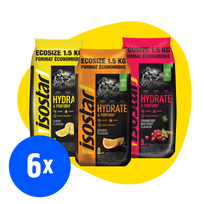 Isostar Hydrate & Perform Ecosize milteliai 1.5kg x 6