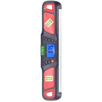 High Accuracy Magnetic Spirit Level Levelling Instrument Mini Digital Protractor for Home Decoration Garden WorkRed raudona