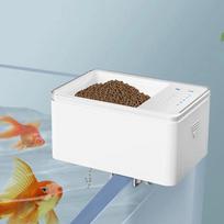 „Shyfish“ automatinis žuvų tiektuvas su laikmačiu, išmanusis žuvų maisto dozatorius, akvariumo žuvų bakas Small fish feeder white