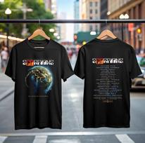 Scorpions 60th Anniversary Tour 2025 T-Shirt Mens Womens Tees Top Rock Band Tee Gift for Metal Fans1 4XL gray