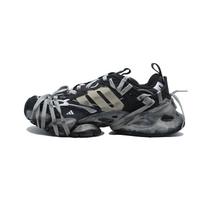 Adidas XLG RUNNER DELUXE Unisex Low-Top Running Shoes Slip-Resistant, Abrasion-Resistant Black IH0070(Team140-)-Random Packaging bags 40 gray