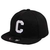 Kids Snapback Cap Embroidered Letter Flat Brim Baseball Hat for Children Boy Girl Solid Color Summer Sun Hats
