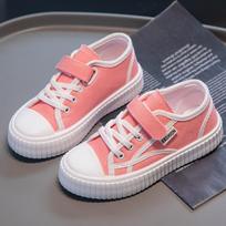 Kids' Casual Canvas Shoes with Velcro - Breathable Spring/Autumn Style for Boys and Girls 31