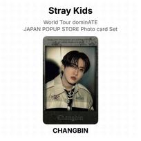Stray Kids World Tour dominATE JAPAN POPUP STORE Photo card Set Official Photocard CHANGBIN