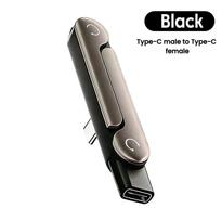 Type C Phone Charging Holder Adapter 240W Fast Charging OTG USB-C Male To USB-C Female Converter with Foldable Holder juoda
