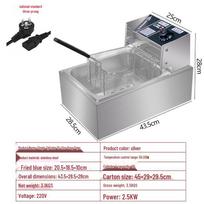 Dvigubos įtampos elektrinė gruzdintuvė: 110V/220V Pan - Atitinka JAV/ES/JP standartus gray