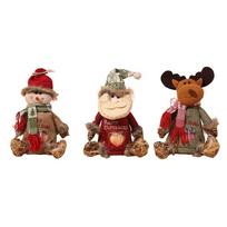 Ample Space Christmas Present Bags Santa Snowman Pouches Generous Size
