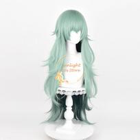 95cm Takatsuki Sen Cosplay Wig Green Gradient Curly Long Wig Eto Yoshimura Anime Wigs Heat Resistant Synthetic Hair + Wig Cap one size