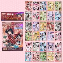 Japanese Showa Sticker Book Millennium Memory Scrapbooking Stickers for DIY Craft Scenes Kawaii Stationery 60PCS raudona