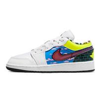 Jordan Kids Air Jordan 1 Low Gs White Multi Color DM8969-114 35.5