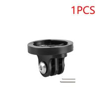 5-1PCS Bike Camera Mount Holder For Garmin Gopro Bicycle Computer Convex/Concave Holder Bike Computer Holder Adapter black