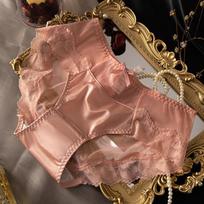 Ladies Summer Thin New Style Pure Sexy Lace Pure Cotton Crotch Waist Triangle Briefs M