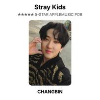 Stray Kids 5-STAR APPLEMUSIC POB Official Photocard CHANGBIN