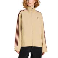 Adidas Originals striukė su užtrauktuku ir logotipų siuvinėjimu KF2312 A/XS beige