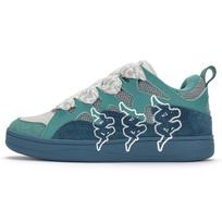 Kappa Back-To-Back Logotipas Skate Batai Patogus Prisitaikymas Madingi Laisvalaikio Žemi Unisex Kedai Žalias Mėlynas K0DZ5CS01D-890 38 blue