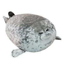 20-60cm Giant Seal Lifelike Grey Sea Lion Aquatic Animal Soft Stuffed Doll Plushie Gift///**