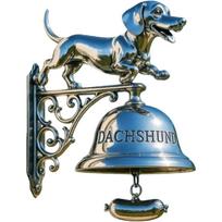 Silver Sausage Dog Welcome Doorbell  Vintage Resin Wall Mounted Entry Bell for Porch, Front Door Garden   Must Have Lover Giftg Bell