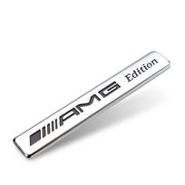 3D Metalinis Automobilio Emblema VIP Sportinis Ženklelis Lipdukas Aksesuarai Mercedes Benz AMG A C E GLC GLA GLE W205 W212 W213 GF1 white