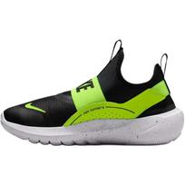 Nike Flex Runner Comfortable Versatile Durable Low-Top Kids Running Shoes Kids Running Shoes Black White Yellow IF2893-003 38.5