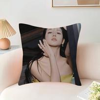 Merginų grupės Blackpink narė J-JISOO Personalizuota pagalvės dulkių apsauga Miegamojo Vaikų vakarėlio dekoracija Pagalvės užvalkalas Gimtadienis Vaikams 16x16Inch