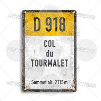 Tour De France Cycling Metal Sign - Features ALPE D'HUEZ & Other Famous Cols - Ideal for Cycling Enthusiast Decor 20x30cm（7.8x11.8inch）