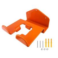 Grass Trimmer Rack Wall Mount Weedeater Hanger Heavy Duty Steel Weed Wacker Hooks Garage Organizer for Hedge Trimmer Garden Power Tool 1pc oranžinė