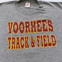 vtg 80s VOORHEES VIKINGS TRACK NEW JERSEY T-Shirt M/L soft jason high school M gray