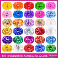Colorful Competition Cheerleading Pom-Poms for Performances blue