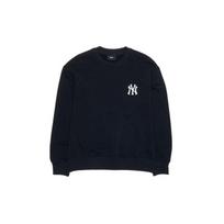 MLB New York Yankees Crew Neck Pullover Fashion Long Sleeve Sweatshirt Unisex sweatshirt Black 3AMTB0651-50BKS S